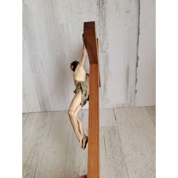 INRI cross Jesus crucifix hanging home decor wall religious - Picture 7 of 10